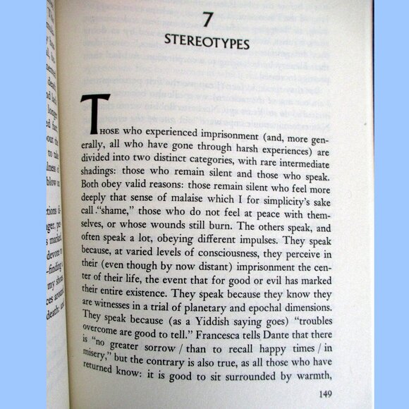 Book: The Drowned and the Saved by Primo Levi, Translated by Raymond Rosenthal - Picture 2 of 13